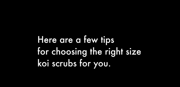 Load video: koi scrubs general sizing tips